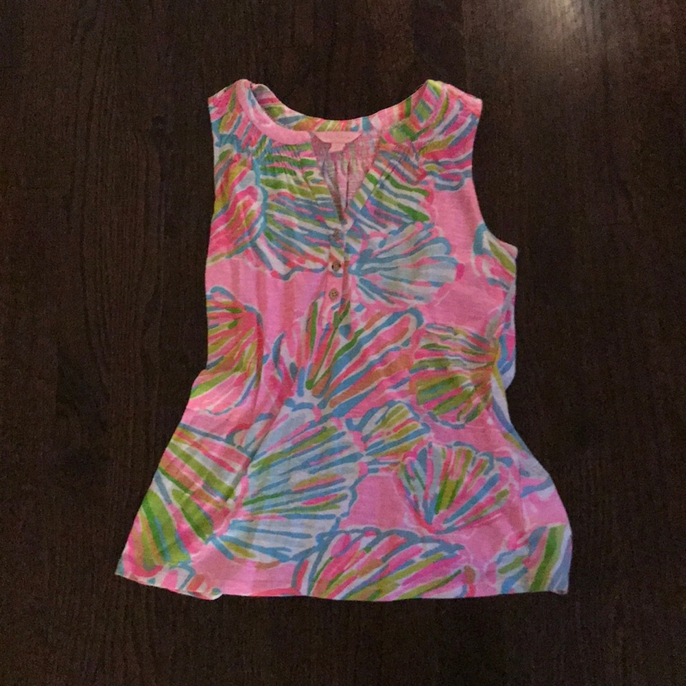 lilly pulitzer size xs pink tanktop